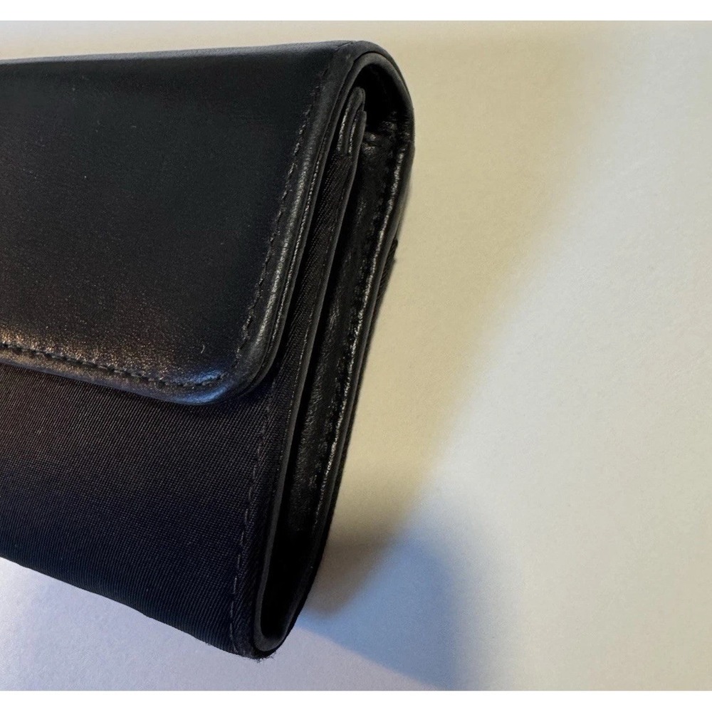Prada Saffiano Long Black Wallet with Box and Authentication Card - Picture 9 of 16